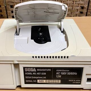 動作品 SEGA セガサターン 本体 HST-3220 パワーメモリー付き