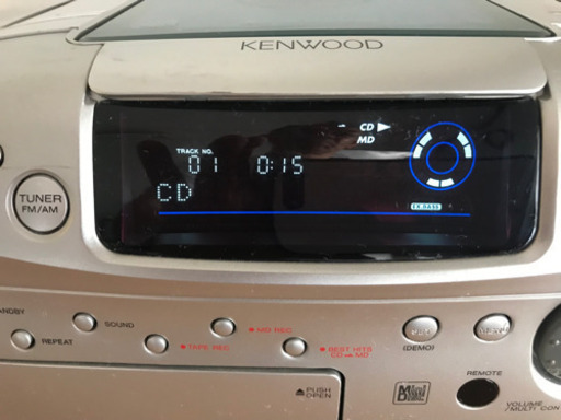 KENWOOD  MDX-E3 パーソナルステレオ　システム