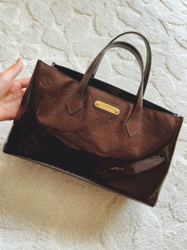 LOUIS VUITTON ウィルシャーPM ヴェルニ エナメル バッグ