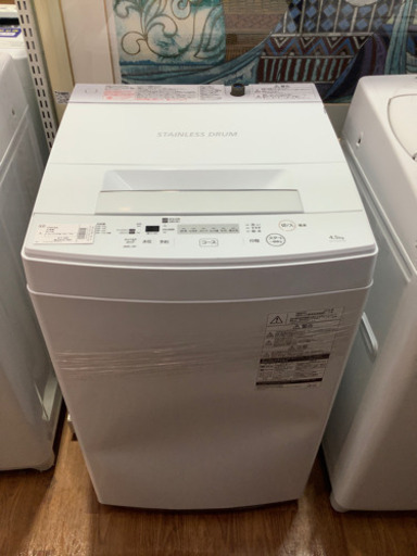 TOSHIBA 東芝　洗濯機　AW-45M7 4.5kg 2019年製
