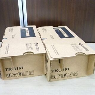 未使用 京セラ 純正 トナーカートリッジ TK-3191 2本セット ブラック 対応機種(ECOSYS P3060dn/P3160dn) KYOCERA 苫小牧西店