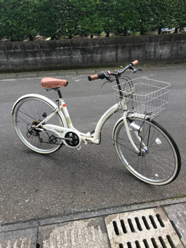 お取引感謝【珍しい折りたたみサイズ】２６インチ・変速付き・自動ライト・当方元自家用