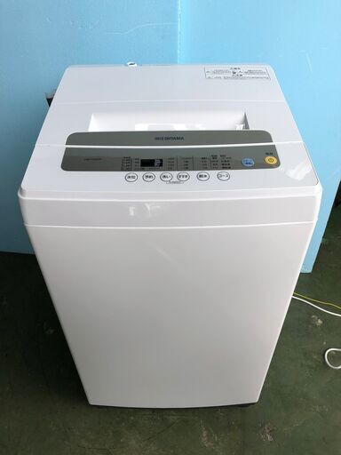2019年製 全自動洗濯機 アイリスオーヤマ 5㎏洗い 単身用 一人暮らし IAW-T502EN