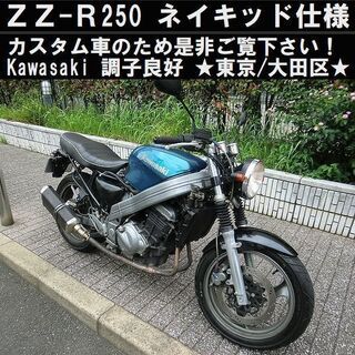 ★Kawasaki ZZ-R250ネイキッド仕様 調子良好！カス...