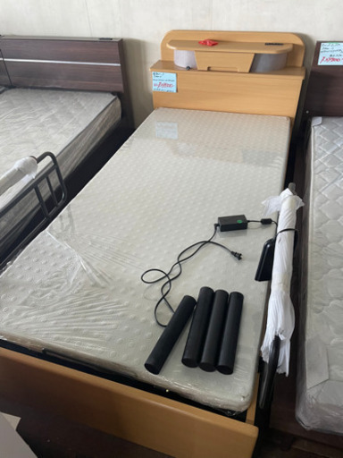 電動ベッド！マットレス付き
