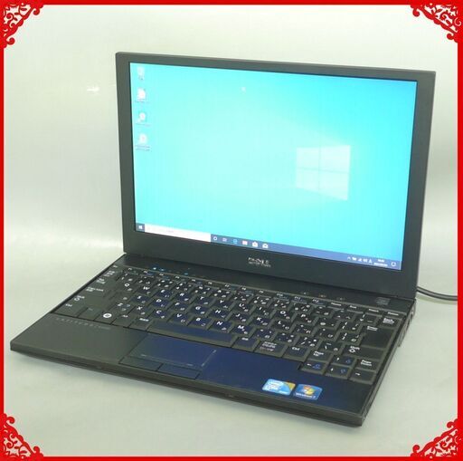 SSD搭載 ノートパソコン 中古動作良品 12.1インチ デル DELL E4200 Core2Duo 3GB 無線LAN Wi-Fi Windows10 LibreOffice済 即使用可能