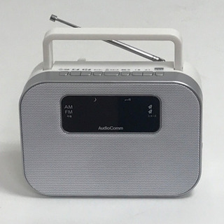 オーム電機　デジタルクロックラジオ　RAD-F335M-W