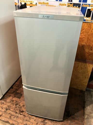 【動作保証60日間あり】MITSUBISHI 2017年 MR-P15A 146L 2ドア冷凍冷蔵庫 ②【管理KRR306】