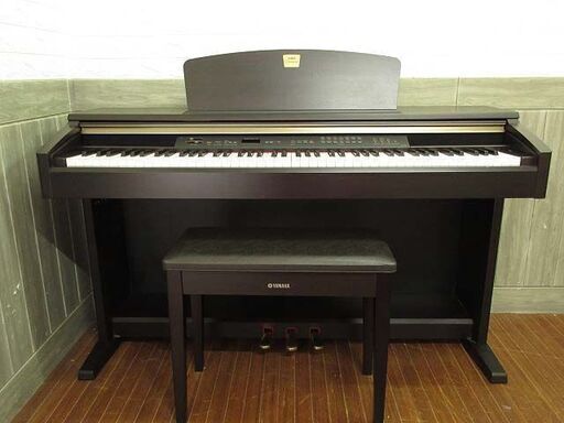 ss2608【中古】　ヤマハ　電子ピアノ　クラビノーバ　CLP-120　ダークブラウン　YAMAHA　Clavinova　デジタルピアノ　こげ茶　椅子付き　88鍵盤　ニューダークローズウッド調　ペダル付　鍵盤楽器
