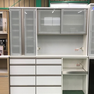 家具ならトレファク吉川店！！綾野製作所(AYANO) レンジボード 4枚ガラス扉