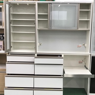 家具ならトレファク吉川店！！綾野製作所(AYANO) レンジボード 4枚ガラス扉