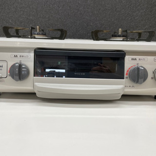 GM589【中古美品】ガスコンロ 2019年製 リンナイ ガスコンロ グレー 