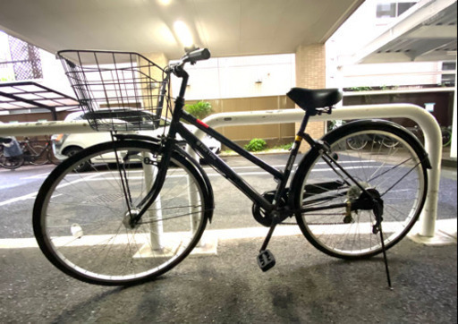 自転車6段変速オートライト付き
