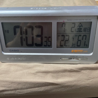 カシオ　電波アラーム時計
