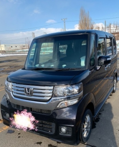 ホンダ Nboxカスタム Ssパッケージ 黒 交換 のり 札幌のn Boxの中古車 ジモティー