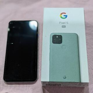 携帯電話　Google  Pixel 5 (緑)