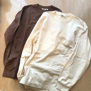 UNIQLO U クルーネックTシャツ 長袖 メンズS