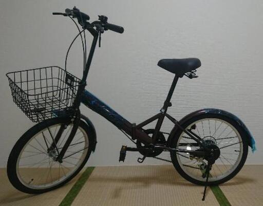 シマノ社　折りたたみ自転車、未使用車、人気のブラウン、定価25600円