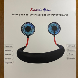 終了　sports fan スポーツファン USB扇風機(新品)