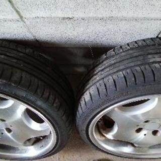 【引き取り限定価格】AMEシャレン　バリ山タイヤ付き　17インチ