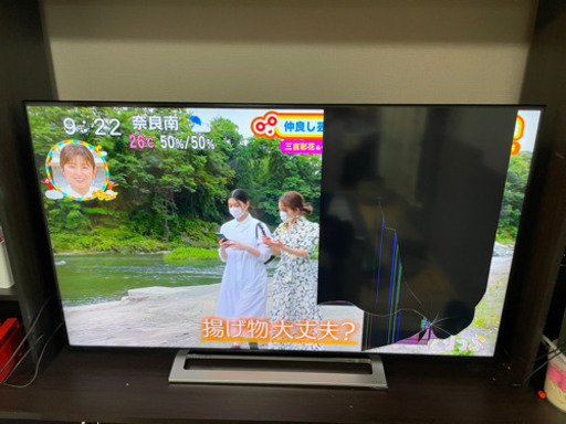 東芝 REGZA 50M520X 液晶テレビ 液晶割れ ジャンク  18年製 50型 50インチ