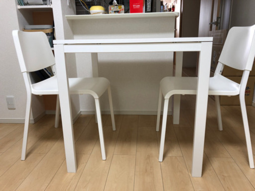 ※お取引予定の方、決まりました※★美品★☆IKEA☆ダイニングテーブル\u0026チェア2脚セット
