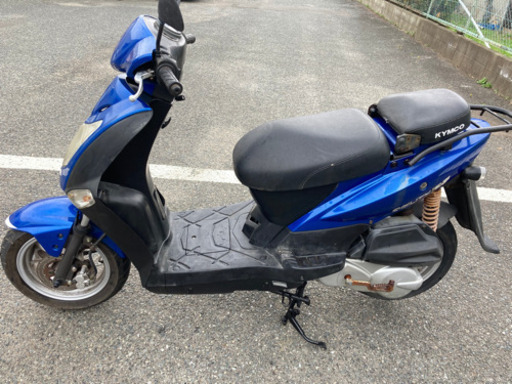売約済み KYMCO アジリティ125 実走4000キロ 二種 青 普通に乗れる 福岡市