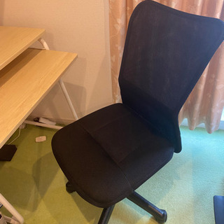 【ネット決済】椅子、パソコンデスクの椅子、メッシュ、黒、高さ調節...