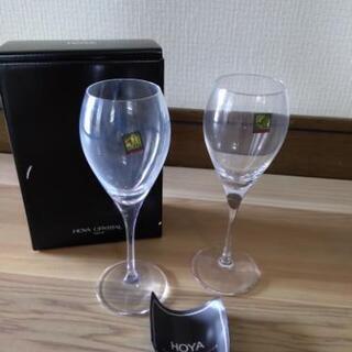 新品　ワイングラス　HOYA　クリスタルガラス　未使用
