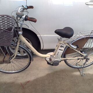 電動自転車 カギ2個 ブリジストン アシスタ 26インチ 3速 クリーム