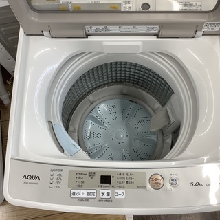 6ヶ月動作保証付！AQUA (アクア) 5.0kg洗濯機 2019年製 (404