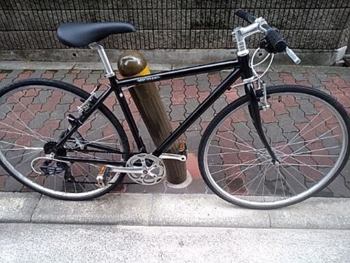 練馬区　あさひ　クロスバイク　ウィークエンドバイクス　7段変速　ブラック ウィークエンド バイクス クロスバイク 自転車 7速 26インチ - メルカリ
