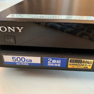 ブルーレイレコーダー 500GB Sony