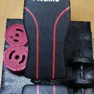 可変ダンベル、折りたたみ式ベンチ、マットセット assurwi.ma