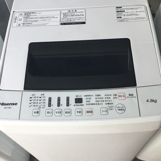 洗濯機 4.5kg 2019年 Hisense 洗濯機 4.5kg 2019年 Hisense