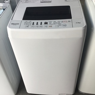 洗濯機 4.5kg 2019年 Hisense