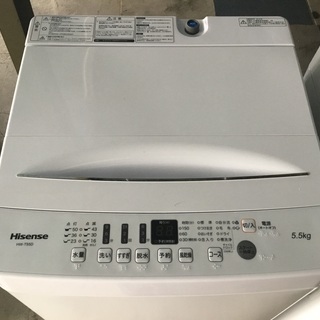 洗濯機 5.5kg 2019年 Hisense - 生活家電