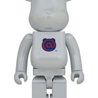 BE@RBRICK 1st MODEL WHITE CHROME 1000％  ベアブリック