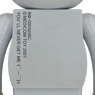 BE@RBRICK 1st MODEL WHITE CHROME 1000％ ベアブリック