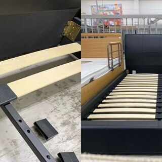 商談中【愛品館 江戸川店】ニトリ　N-Sleep　セミダブルベッド　ベッド　ID:153-017581-007　配送可 　代引き配送可 