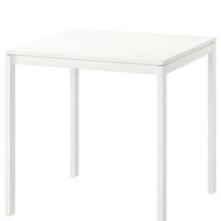 【ネット決済】IKEA正方形テーブル75×75、ホワイト
