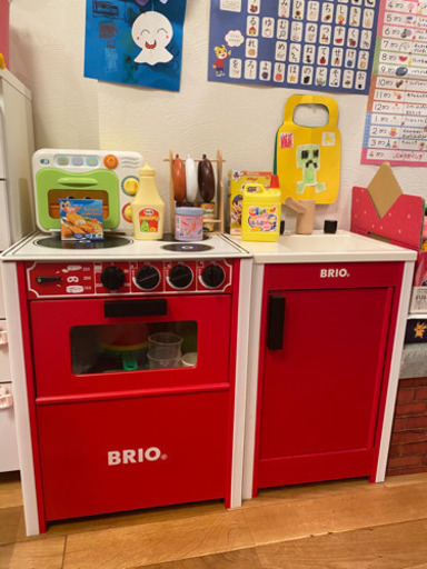 美品♡BRIOキッチンおままごとフルセット