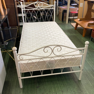 お姫様ベッド☆87231マット付美品