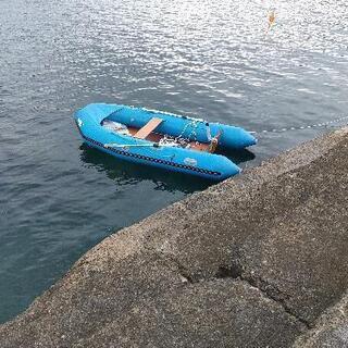 アキレスゴムボート取引完了（BR-325）4名 5馬力2スト船外機付