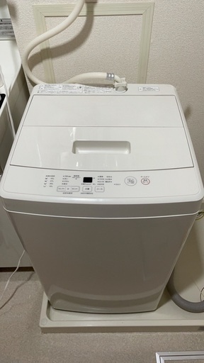 【7月12日まで】無印良品 洗濯機 2019年製
