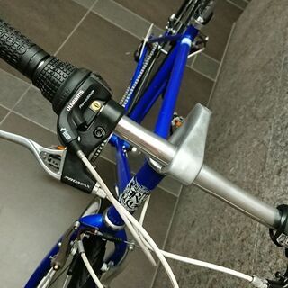 ✨タイヤ&チューブ前後新品✨クロスバイク 青🎵 