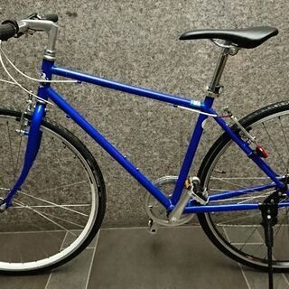 ✨タイヤ&チューブ前後新品✨クロスバイク 青🎵 