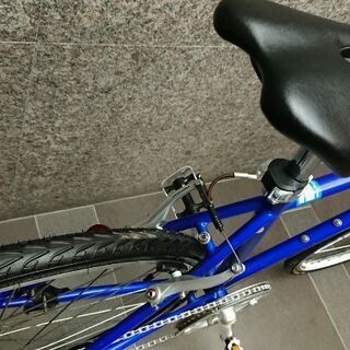 ✨タイヤ&チューブ前後新品✨クロスバイク 青🎵 