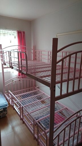 ２段ベッド(ピンク)