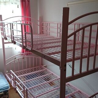 ２段ベッド(ピンク)